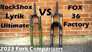 2023 Fox 36 Factory VS RockShox Lyrik Ultimate