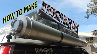 how to make pressurized water tank