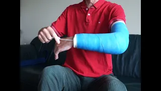 How To Scratch Under a Plaster-Cast