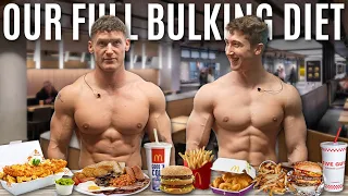 Our Full Bulking Diet (What we eat to get jacked) *4,000 CALORIES*