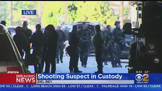 Downtown LA Shooting Suspect Arrested After Del Rey Standoff