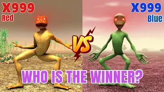 Dame Tu Cosita SPEED X999 VS Patila - Missed The Stranger / Red vs Blue (WHO IS THE WINNER?)