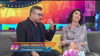 Laura Flores - Promociona "Fuego Ardiente" en Cuéntamelo Ya!