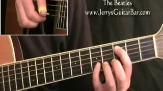 How To Play The Beatles Blackbird (full lesson)