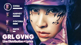 XG - GRL GVNG (Line Distribution + Lyrics Karaoke) PATREON REQUESTED