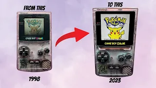 New Atomic Purple Game Boy Color with IPS Screen