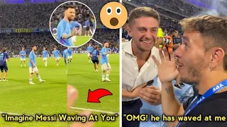 This Reporter Freaked Out when Lionel Messi Said 'Hii' to him 😳💥, Hilarious Reaction