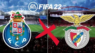 F.C. PORTO VS S.L. BENFICA || FIFA 22 GAMEPLAY