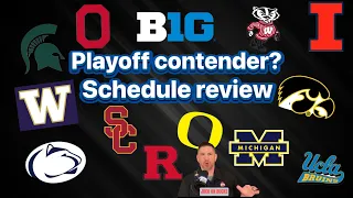 Big Ten playoff contender schedules. Who are they, who do they play, how does Ohio State’s compare