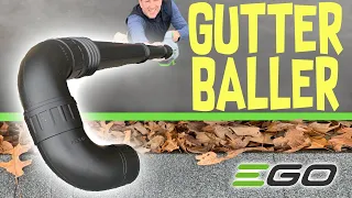 EGO GUTTER CLEANING ATTACHMENT for LEAF BLOWERS | Review & Test 🍁🍁🍁