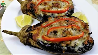 Stuffed Aubergine (Eggplants) by Mommy and Kitchen