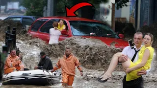 Russia flood today || Heavy rains flood hits Krasnodar Russia footage