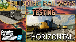 🔴 LIVE  HORIZONTAL 🔴 #fs22  -  Testing CAN WE BUILD RAILWAYS IN FARMING SIMULATOR