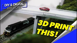 3D Printing Bridges for Model Railroads