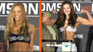 Hottest Face-off in entire MMA history | Ronda Rousey vs Miesha Tate