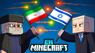 🌎¿Qué está Pasando en ISRAEL e IRAN explicado EN MINECRAFT 🇮🇷🇮🇱