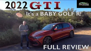 2022 VW GTI Review - It's a BABY Golf R!!