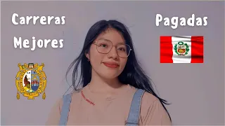 CARRERAS MEJORES PAGADAS EN PERÚ QUE PUEDES ESTUDIAR EN LA UNMSM (SAN MARCOS) / KEY CB