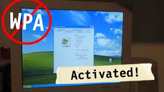 Activating Windows XP in 2020