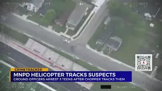 MNPD helicopter helps track down suspects
