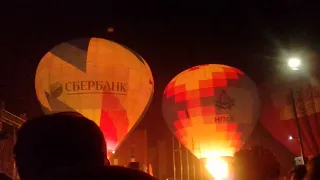 Группа Градусы в Липецке на День Города и свечение воздушных шаров. 20.07.19.