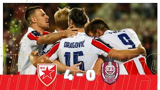 Crvena zvezda - Kluž 4:0, highlights