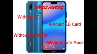 Huawei P20 Lite ANE-LX1 Frp Bypass / Without Safe Mode / Without PC / Without SD Card