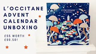 L'OCCITANE ADVENT CALENDAR UNBOXING