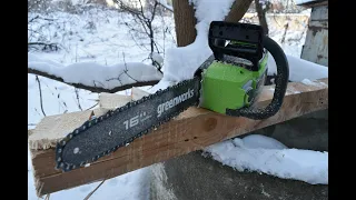 Обзор GreenWorks GD40CS18 – цепная аккумуляторная пила. И для дачи, и для похода, и для рыбалки