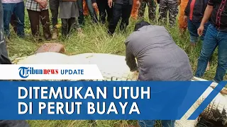 Hilang Sehari, Jasad Bocah 8 Tahun di Kutai Timur Ditemukan Masih Utuh Di Dalam Perut Buaya