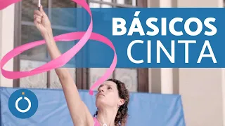 Ejercicios BÁSICOS con CINTA DE GIMNASIA RÍTMICA - Gimnasia rítmica para niños