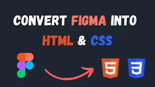 How To Convert Figma Design To HTML CSS - Figma To HTML CSS