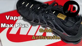 “Metallic Gold Anthracite” VaporMax Plus | Unboxing Experience From JD Sports