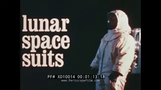 NASA APOLLO PROGRAM LUNAR SPACE SUIT DEVELOPMENT & FUNCTIONAL TESTS  1960s FILM  XD10014