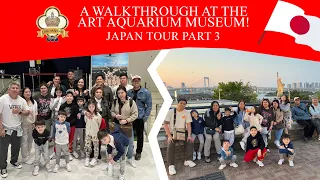 A WALKTHROUGH AT THE ART AQUARIUM MUSEUM! | Japan Tour Part 3 | Joel Cruz Official