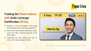 Tiger Live: Trading the Stock Indices with Daily Leverage Certificates (DLCs)
