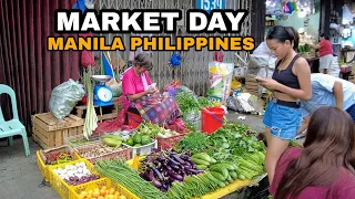 Street food and market tour in paco Manila Philippines [4k] Walk tour