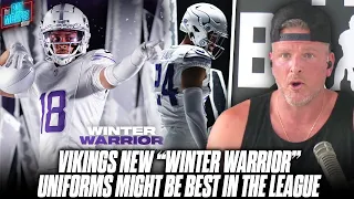 Vikings Debut DOPE "Winter Warrior" All White Alternate Uniform | Pat McAfee Reacts