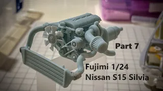 (製作中) (Part 7) Fujimi 1/24 Nissan Silvia S15 |富士美 日產 S15 Silvia