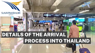 🇹🇭 Bangkok Suvarnabhumi (BKK) Airport International Arrivals Procedure into Thailand