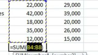 Excel 2007 Course: Lesson 2-3 Use AutoSum to quickly calculate totals