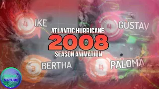 2008 Atlantic Hurricane Season Animation