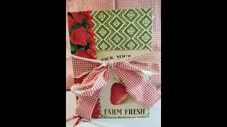 Let's make a strawberry journal series! Flip thru time!  The green strawberry journal is complete!!