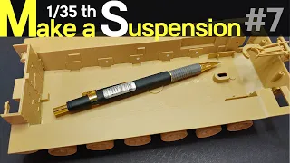 Making RC Tank 1/35 Scale Course 7. Invisible Suspension K9 Tank