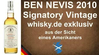 Ben Nevis 2010/2018 Signatory Vintage Whisky.de exklusive Whisky Verkostung #1254 von WhiskyJason