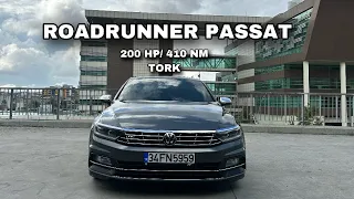 VW Passat B8 RoadRunner | 1.6 TDI 200 HP DSG (Stage3)| Otoyol Ve Performans Testi | 220+KMH Hızlanma