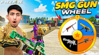 Smg only In Wheel Challenge🤣🤯Mp40 Ump And More- Free Fire India