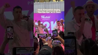 😯 new Chris Kirkpatrick of *NSYNC sings Bye Bye Bye w/ O-Town #nsync #otown