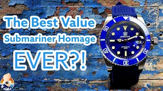 Best Value Submariner Homage! Steeldive SD1953 #unboxing #aliexpress