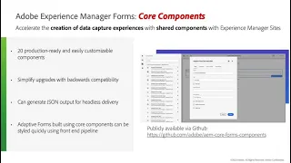 Build Forms Quickly with AEM Forms: Core Components